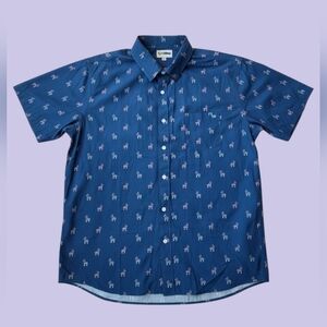 Tipsy Elves Piñata Party Short Sleeve Button Down Aloha Style Shirt Sz XXL